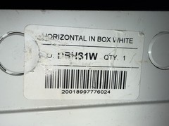 Arlington DBHS1W HORIZONTAL IN BOX Electrical Box W/ Weatherproof Cover Vinyl