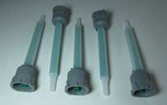 5-PACK 3M SCOTCH-WELD EPX II EPOXY MIXING NOZZLES SQUARE GREEN FOR 48.5ML/50ML
