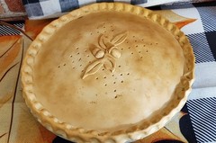 9 ½ Faux Fruit Pies Apple,Peach, Blueberry, Cherry & Banana Lattice Top Pies