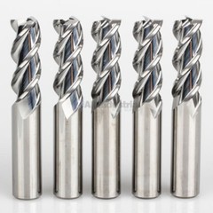 5 Pcs 1/4″ YG1 Alu-Power 3 Flute Regular Length Carbide End Mill for Aluminum