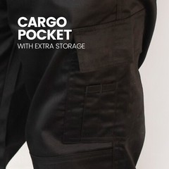 MIG Mens Multi Pocket Work Trousers & Knee Pad Pockets Size 30 – 42 CARGO COMBAT