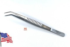 3Pcs Dental Tweezer / Plier Stainless Steel Dental Surgical Instruments MAC