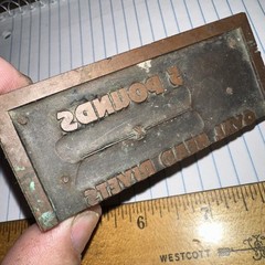 Print Block ( 5 Pounds Oval Head Rivets )