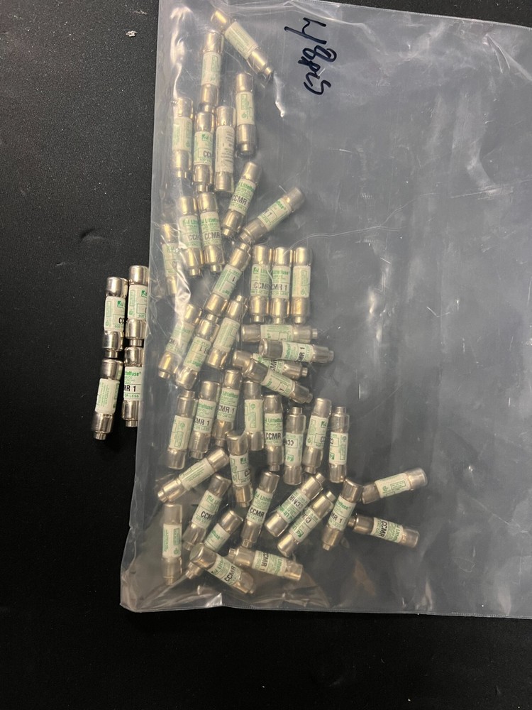 Littelfuse CCMR-1/2 ( 0.5 Amp ) 0.5A 600Vac Fuses TIME DELAY Fuse LOT OF 48