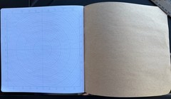 Koala Tools 60 page Circular Grid Notebook Polar Coordinates Graphing 8.5″x8.5″