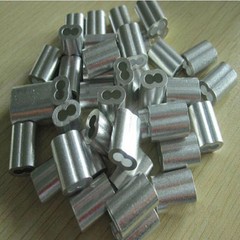 Aluminum Swage Sleeves for 1/4″ Wire Rope Cable: 50, 100 pcs