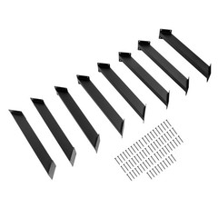 8 Pcs Heavy Duty 45 Degree Angle Support Bracket Pergola Kit for 4”x4” Wood