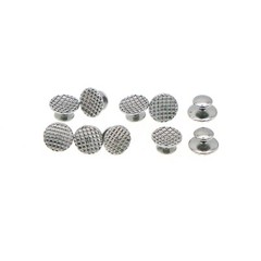 US 100Pcs Dental Ortho Lingual Buttons Ceramic/Metal Bondable Round Mesh Base