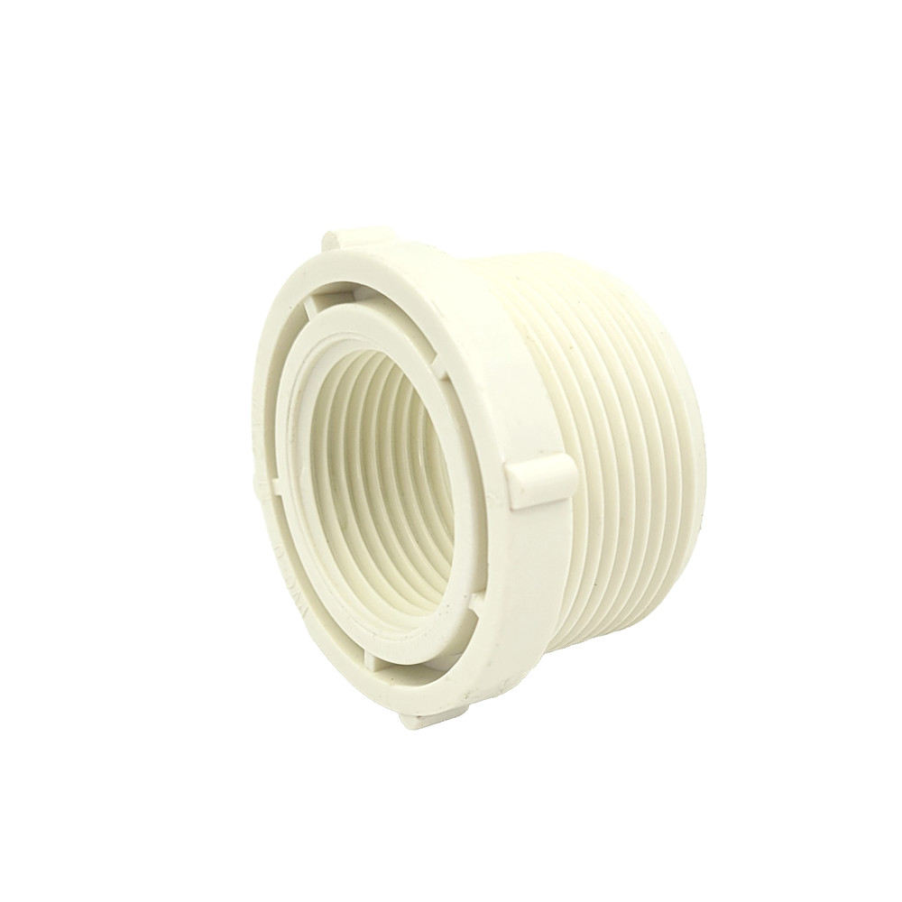 {Lot of 2} PVC Threaded Reducer Bushing NPT 1-1/2″ by 1-1/4″ (1.5 x 1.25)