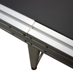 118×15.7in PVC Belt Conveyor Adjustable Speed 120W for Packaging Production Line