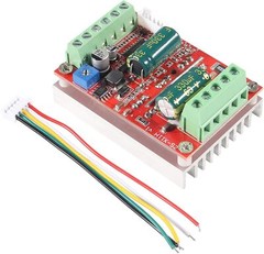 2PC DC 6-60V 400W BLDC 3 Phase Brushless Motor Controller PWM Hall Motor Control