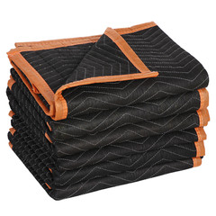 6 Pack Moving Blankets 40″ x72″ Shipping Packing Blankets Quilted Pads Furniture