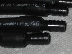 Peristaltic Pump Tubes 1/4″ x 1/2″ x 9-1/4″ Long Pack of 6 + 3/8″ Barb Connector