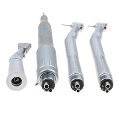 Dental High & Low Speed Handpiece Kit 4 Holes Standard Wrench Single Water Spary