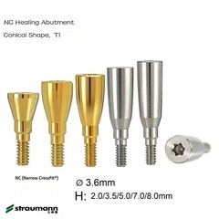 10Pcs Dental Healing Abutment Closure Cover Cap NC/RC Fit ITI Straumann BL/BLT