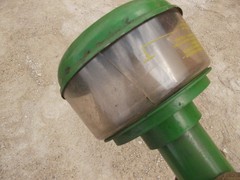 John Deere JD Tractor tall long air cleaner pipe w/ precleaner bowl + rubber grm