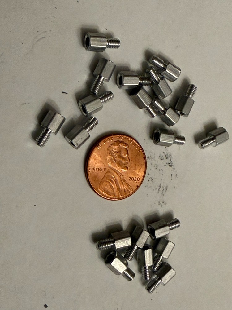 M3x5mm Male-Female Hex Standoff 20 Pack aluminum M/F