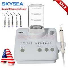 Dental Ultrasonic Scaler w/ Handpiece Tips 2 Bottles fit SKYSEA EMS Cavitron