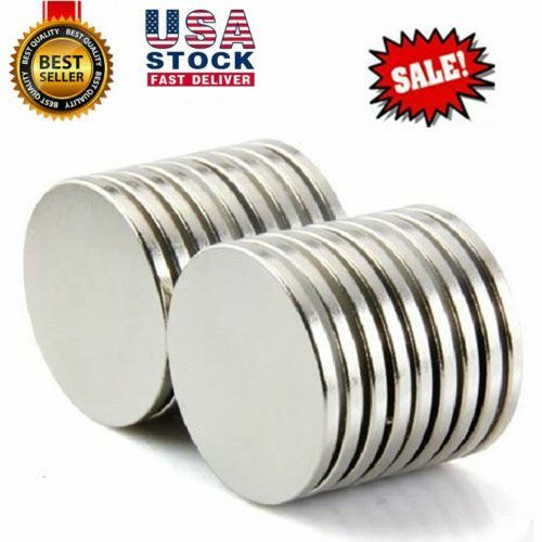 5 10 25 100pcs 20mm x 3mm 13/16″x1/8″ Strong Disc Rare Earth Neodymium Magnets