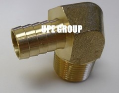 5/8 HOSE BARB ELBOW X 3/4 MALE NPT Brass Pipe Fitting Thread Gas Fuel Water Air