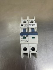 Allen Bradley 1489-A2C050 2 Pole Circuit Breaker 5 Amp 1489-A Made In Spain