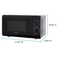Avanti Microwave Oven 700-Watts Compact Mechanical 5 Power Settings Defrost