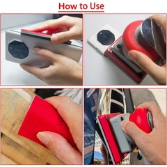 20 PCS 3 x 4 Inch 400-3000 Grit Ultra Fine Sanding Sponge, Soft Foam Red