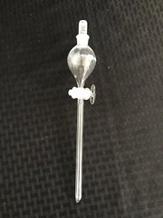 KIMAX Glass 60mL Globe Separatory Funnel w/ 2mm Glass Stopcock #16 Stpr
