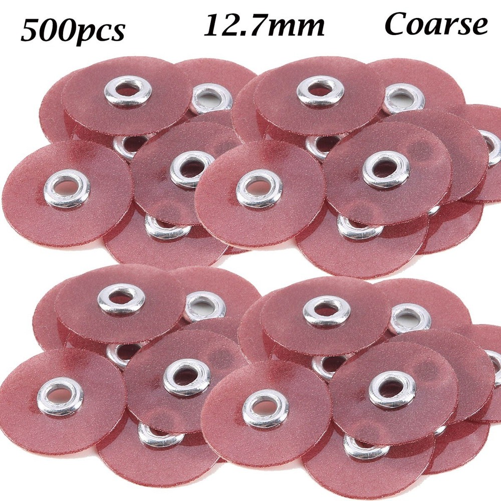 500pcs Dental SOFLEX Composite finishing polishing discs 12.7mm Coarse