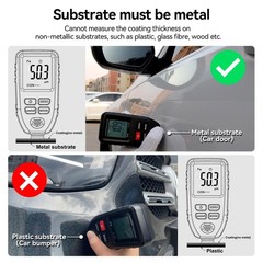 Car Coating Thickness Meter for Used Buyers, Paint Mil Grey