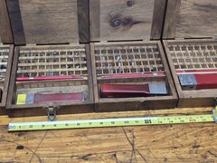 Ideal Numberall 1/16″ & 3/32″ Steel Capital Alphabet & Number Stamps 4 Sets
