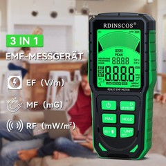 EMF Detector RDINSCOS Measures All 3 Types of Radiation Fields NEW