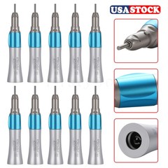 NSK Style Dental Slow Low Speed Straight Handpiece Nose Cone E-type Air Motor