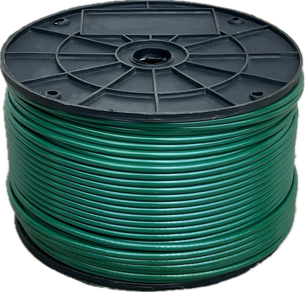 GREEN Vinyl Coated Wire Rope Cable, 1/8 – 3/16, 7×7: 50, 100, 250 and 500 ft
