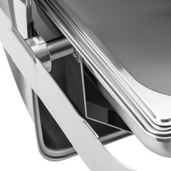 1 OR 3-compartment Roll Top Chafing Dish Buffet Set Pan Chafer Stainless Steel