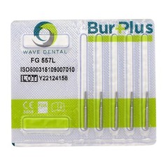 Wave Dental Carbide Burs High Speed Friction Grip FG 556 557 557L 558 Midwest