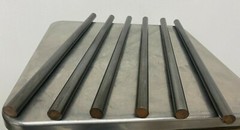 1060 Carbon Steel Round Bar .545″ x 12″ – Knife Making Stock (6 Pieces)