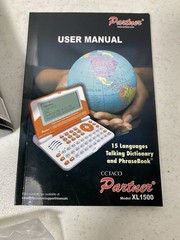 Ectaco Partner XL1500 15 Languages Talking Dictionary & Phrasebook Translator
