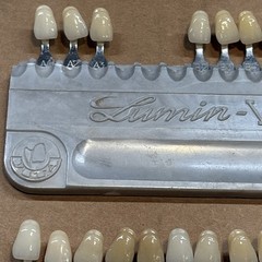 Lumin-VACUUM Teeth Denture Shade Guide Lot Made in Germany