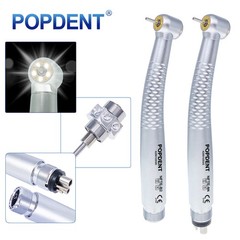 5*Bulb Dental LED E-generator High Speed Handpiece Fiber Optic2/ 4 Hole POPDENT