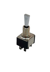 (2x) DPDT None-On-Mom (On) 5A @ 120VAC/28VDC, 2A @ 25 Flat Bat Toggle Switch
