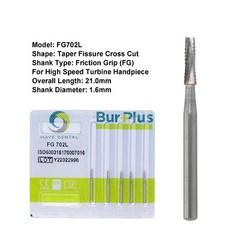 Wave Dental High Speed Handpiece Burs Carbide FG 169L 699 699L 701 701L 702 702L