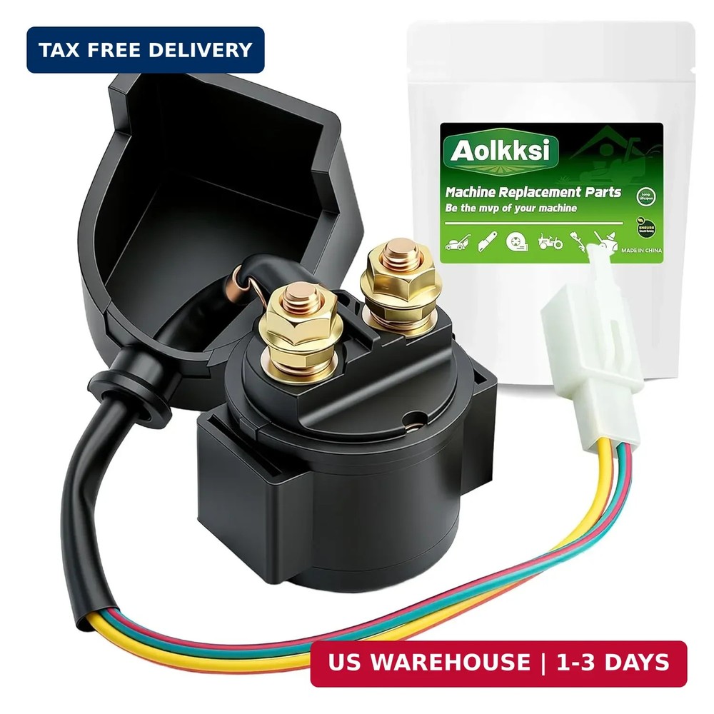 Solenoid Starter Relay for 4-Stroke 50cc 70cc 90cc 100cc 150cc 200cc 250cc ATV 4