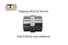 1/4″ Female Pipe x 1/4″ Female Pipe Hydraulic Adapter 5000-04-04 Carbon Steel
