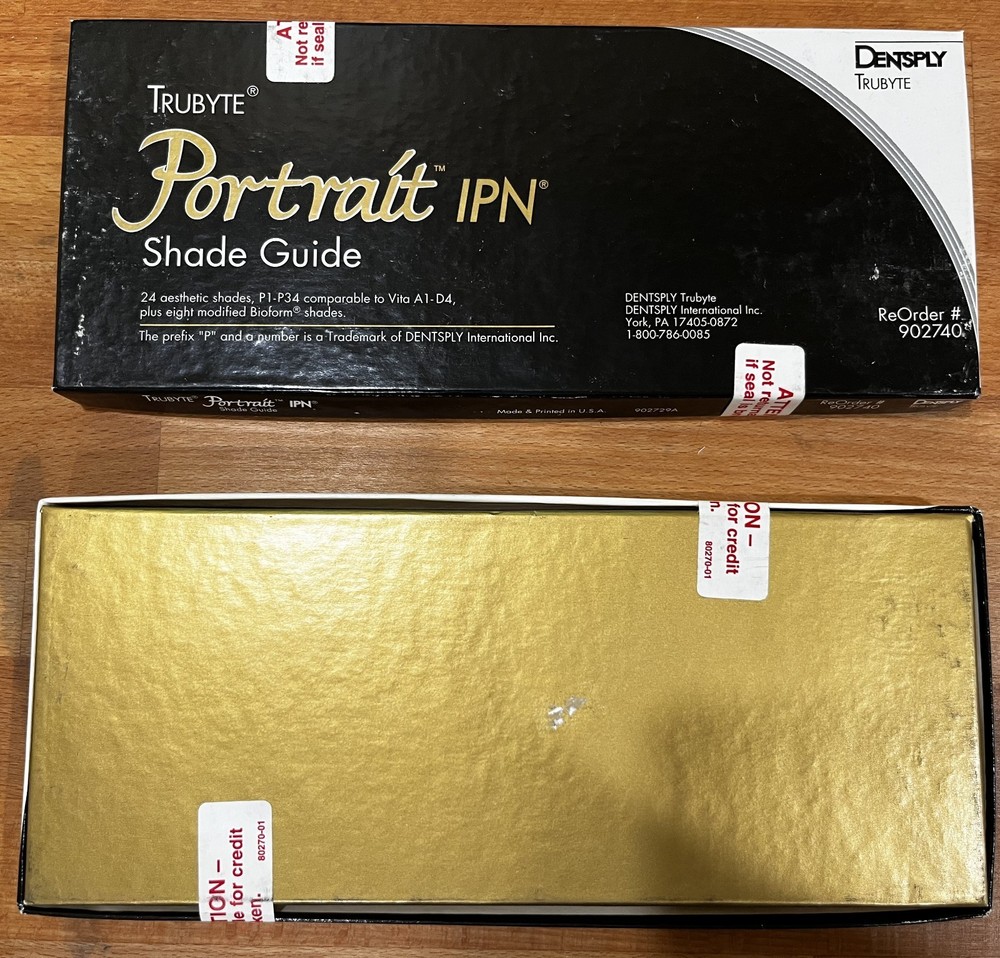DENTSPLY Trubyte 902740 Portrait IPN Shade Guide NEW SEALED