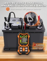 12V 24V Car Battery Tester, CBT01 Automotive Battery Checker, Auto Battery Vo…