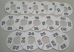 Clothing Rack Round Size Divider Women’s Assortment Hanger Retail Store 0-28