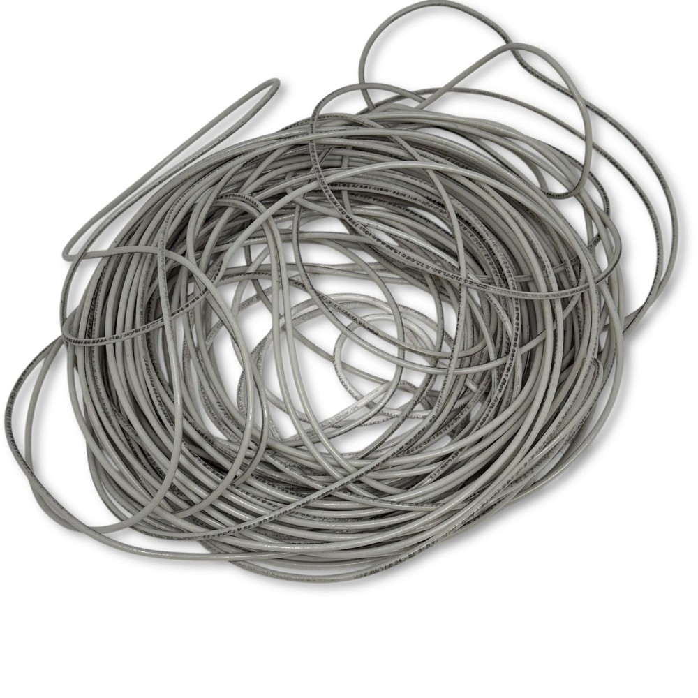 Boulder AWM 1015/MTW Hook Up Wire Spool White 600V 105C ~1.4 lbs Copper