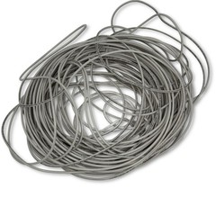 Boulder AWM 1015/MTW Hook Up Wire Spool White 600V 105C ~1.4 lbs Copper