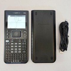 TI-Nspire CX CAS Graphing Calculator w/ Slide Cover & USB Cable Tested Works